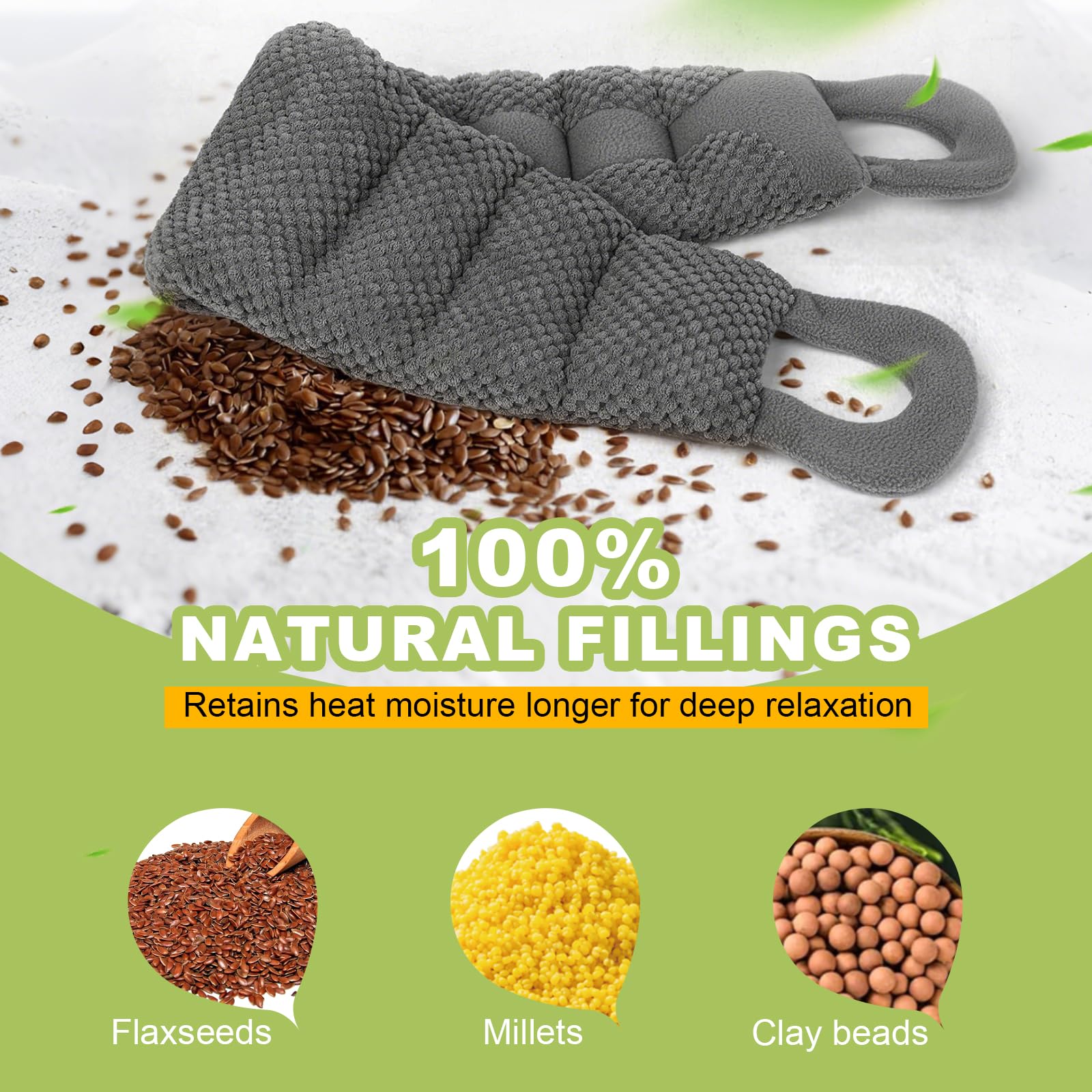 UNCN Long Wide Heating pad for Neck and Shoulders Back 33 * 5.9