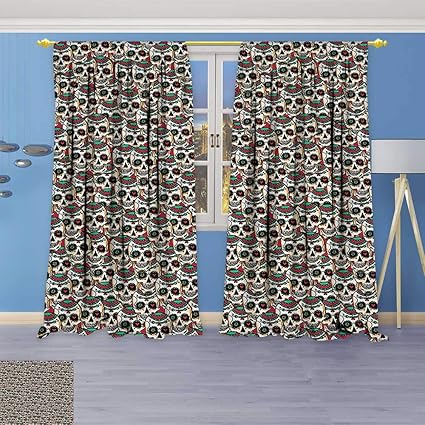 Amazon Com Vanfan Pattern Decor Artistic Window Curtain By