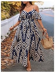 Floerns Women's Plus Size Cold Shoulder Short