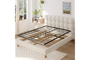 Upcanso Box Spring for Queen Bed Bed Base 2 Inch, Low Profile Metal Queen Box Spring Bunkie Board 2 Inch, 3000 Lbs Max Weight Capacity Mattress Foundation, Noise-Free, Easy Assembly