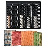 L LIKED 1PCS Black Coin Counter Tray -Change
