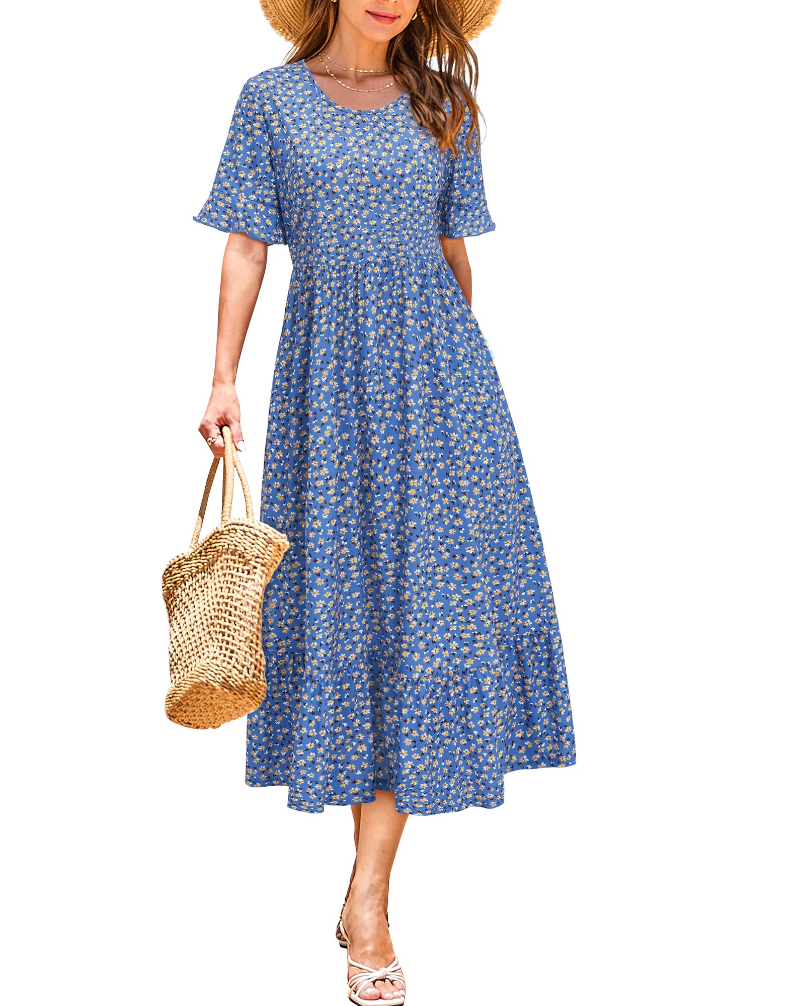 STYLEWORD Women's Summer 2025 Casual Short Sleeve