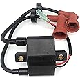 Ignition Coil For Yamaha 6 8 9.9 15 20 25 30 40 HP Outboard 6HP 8HP 9.9HP 15HP 20HP 2/4-Stroke 65W-85570-01/00,680-85570-09/02/01/00,689-85570-21/20,6E7-85570-19/10,6F5-85570-12/13,6G8-85570-21/20