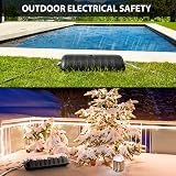 RESTMO 2 PACK Outdoor IP44 Waterproof Connection Box 29cm Weatherproof view 6