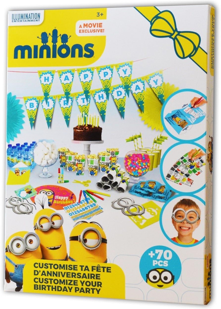 Les Minions Customise Ta Fete D Anniversaire Amazon Fr Luminaires Et Eclairage