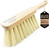 Newman and Cole Natural Wooden Hand Brush Soft Synthetic Bristle