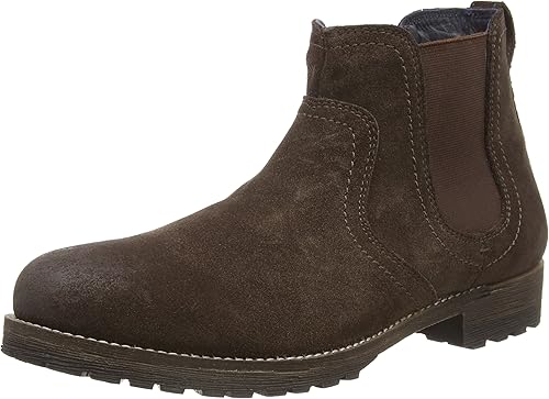 red tape suede chelsea boots