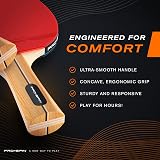 PRO-SPIN Table Tennis Bats 4-Player Set with 3-Star Balls Case view 3