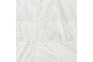 Daltile Perpetuo 12" x 12" Porcelain Marble Look Wall & Floor Tile in Matte Timeless White (13 pieces per carton) (12.22 sqft per carton)