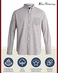 Ben Sherman Men's Button Down Shirt - Regular Fit