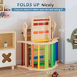 BlueWood 10-in-1 Pikler Triangle Set, Toddler
