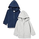 Amazon Essentials Unisex Toddlers and Babies' French Terry Zip-Up Hoodie
