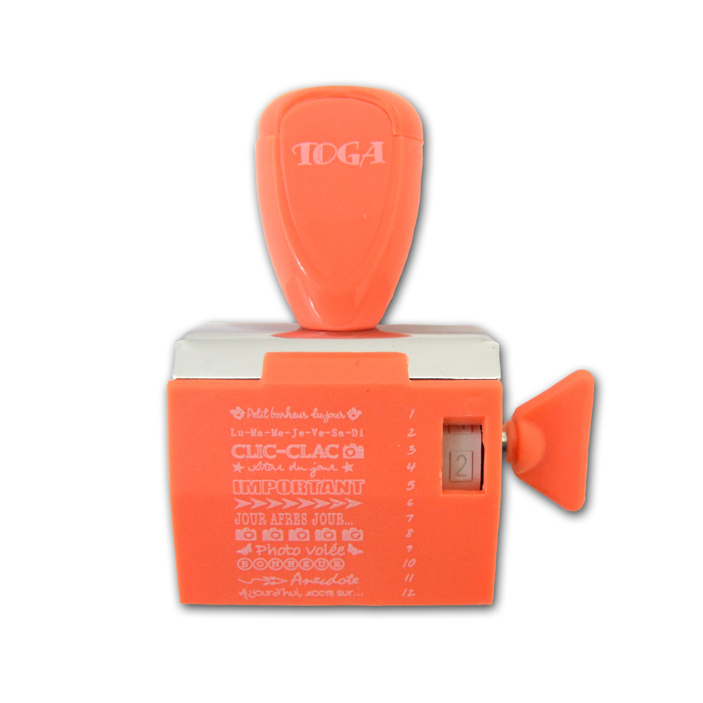 Toga YAGO, plastic, Orange, 9,5 x 14,5 x 3 cm