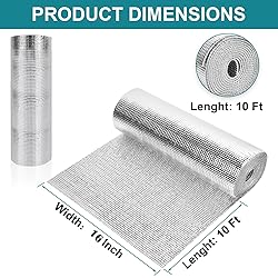 Reflective Insulation Foam Roll - 3mm 16 Inch x 10