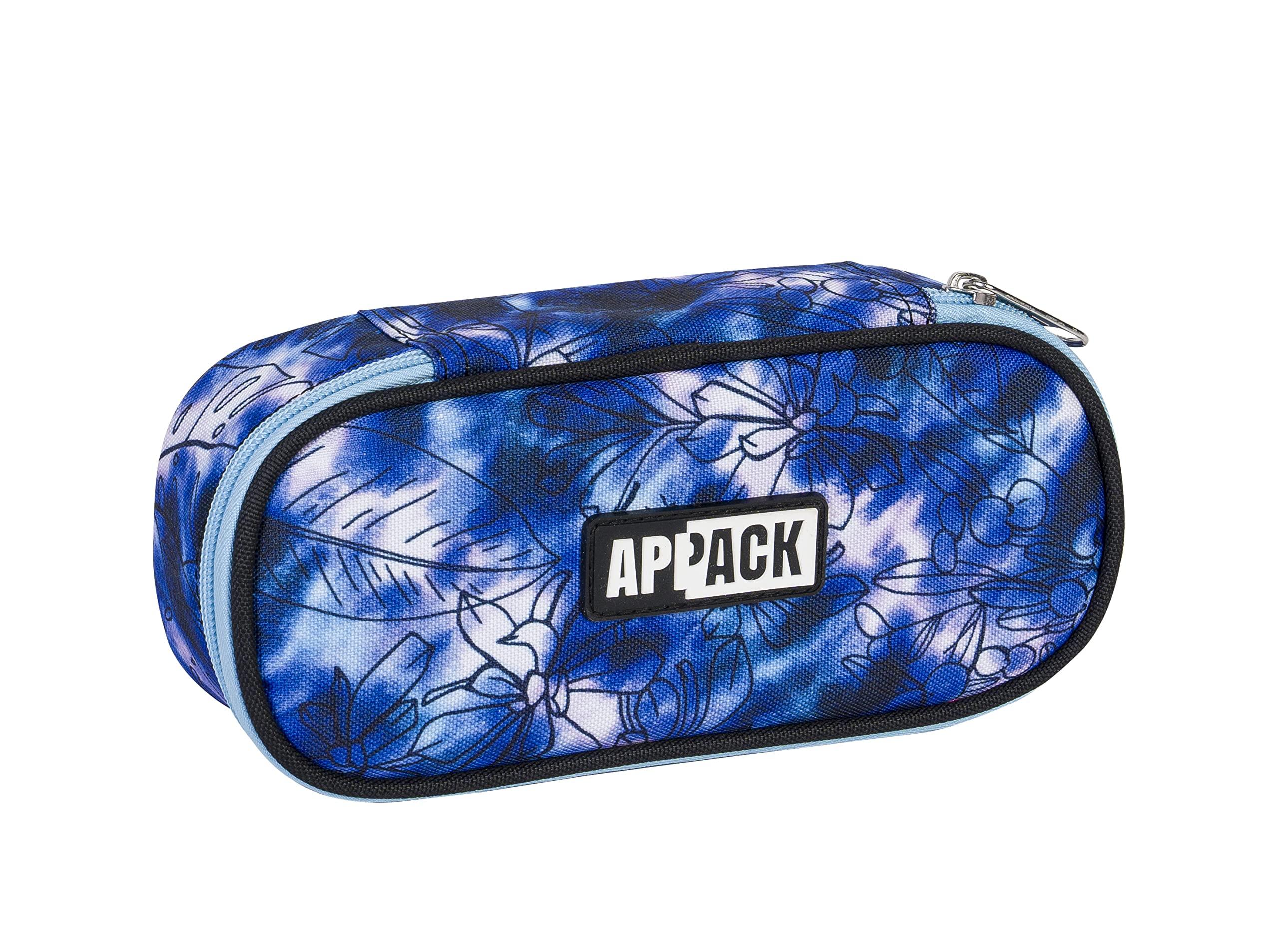 Appack Round Plus Sachet, Blue, Inner Pen Holder, School & Leisure, Blue, Dimensione: 23x10x5,5 cm, School
