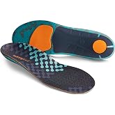 Superfeet Run Cushion High Arch Insoles, 11.5&ndash;13 M / 12.5&ndash;14 W | Cushioned Orthotic Inserts for Runners, Featuring High Arch Support for Comfort and Shock Absorption on Every Run
