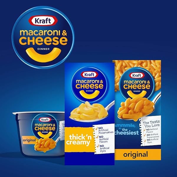 KRAFT THICK’N CREAMY MACARONI AND CHEESE MEAL (7.25 OZ BOX)