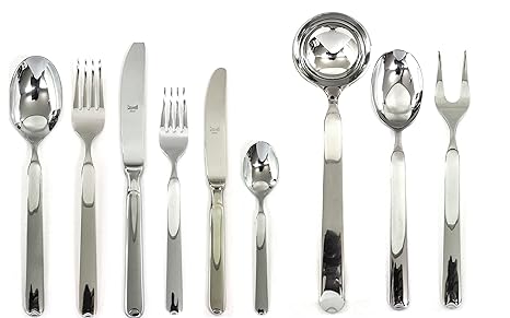 Mepra 102422039 - Juego de cubertería, color plateado