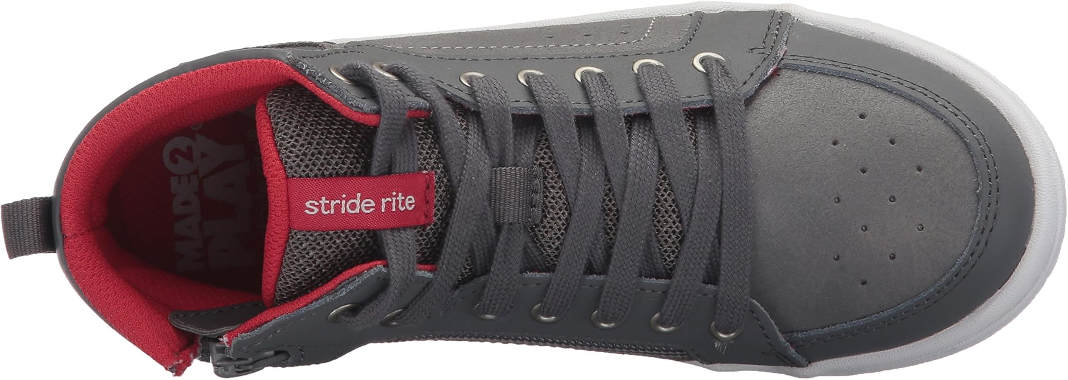 stride rite stone mid sneaker