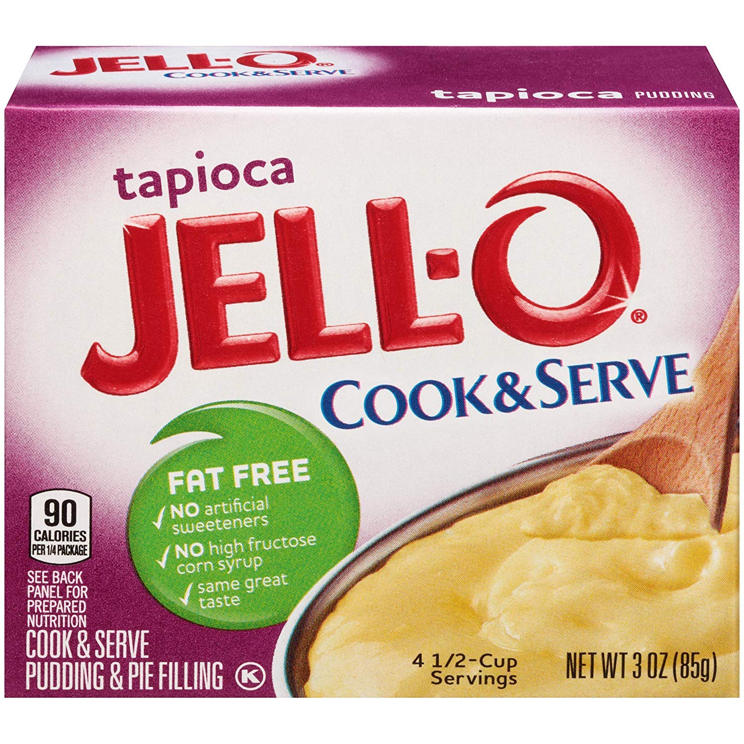 JELL-O Cook & Serve Pudding & Pie Filling Tapioca Fat Free