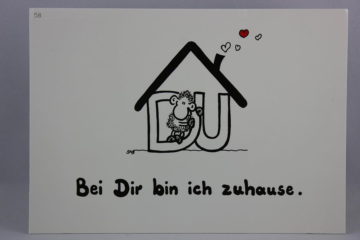 Sheepworld 50294 Postkarte Nr 58 Schaf Bei Dir Bin Ich