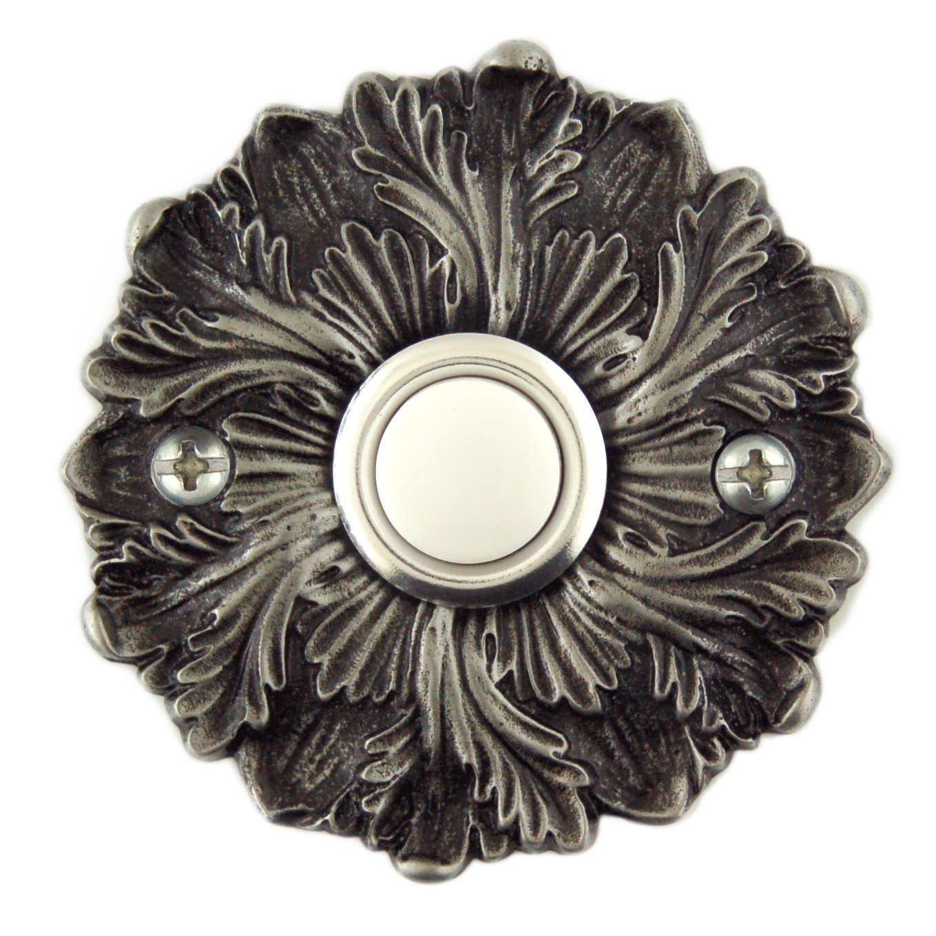 Rosette Decorative Doorbell with lighted button Handmade