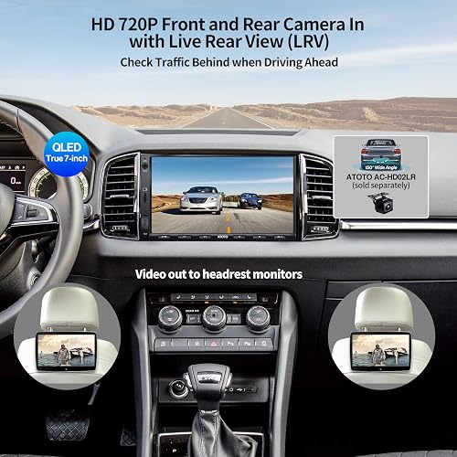 ATOTO F7 XE 7inch Wireless CarPlay & Wireless Android Auto Double