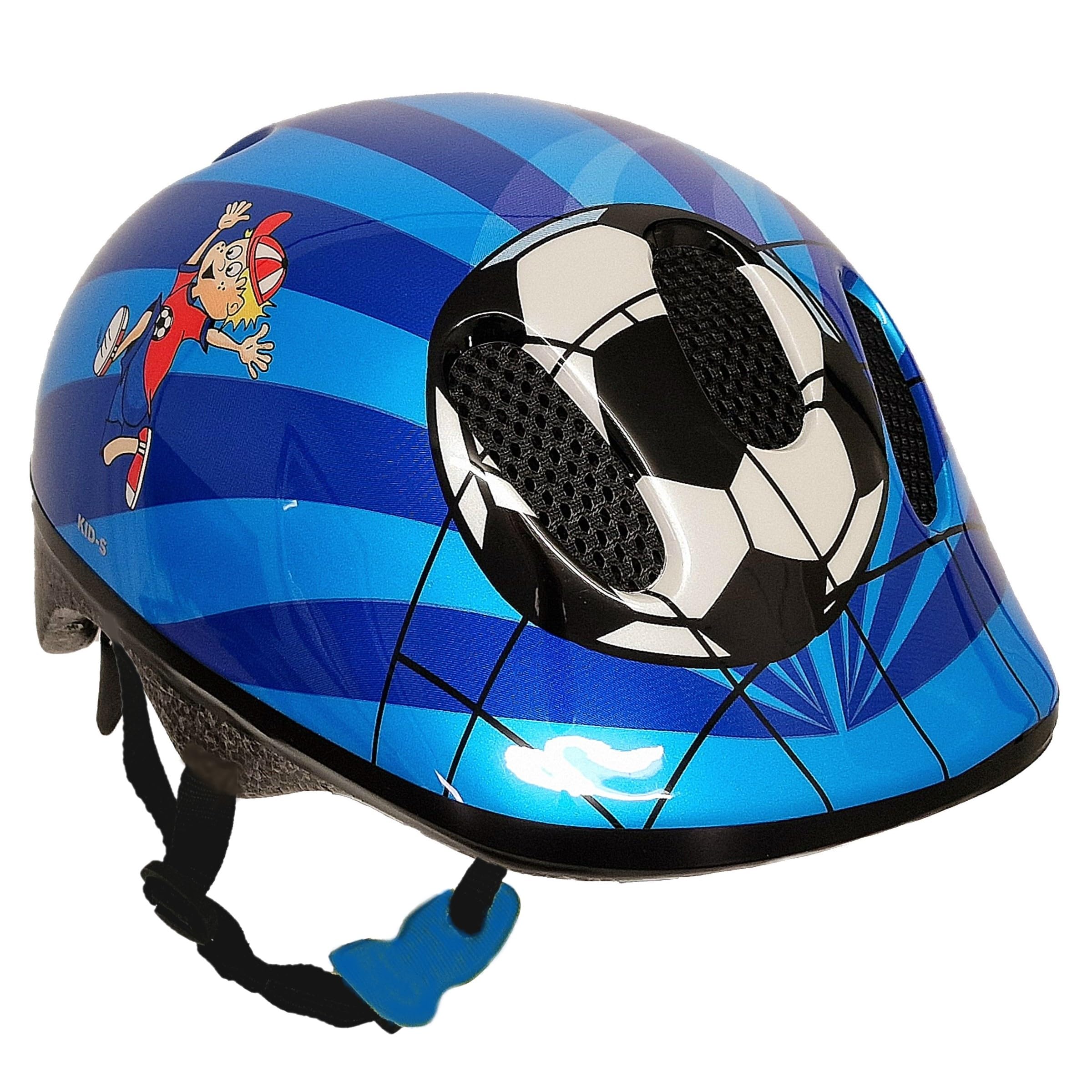 Sport Direct 11 Vent Bicycle/Bike Helmet Kids Childs Blue 48-52cm CE EN1078 TUV Approvals