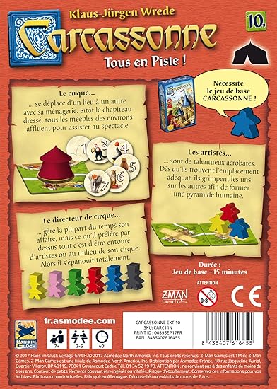 Carcassonne – Ext. 10 Todos en pista , color/modelo surtido: Amazon.es: Juguetes y juegos