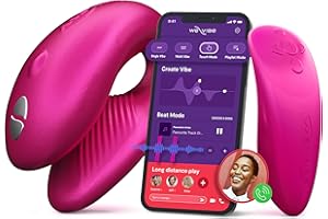 We-Vibe Chorus Vibrator Sex Toy for Couples | Remote Control Vibrator | Wearable App Controlled Adult Toys for Women | Waterp