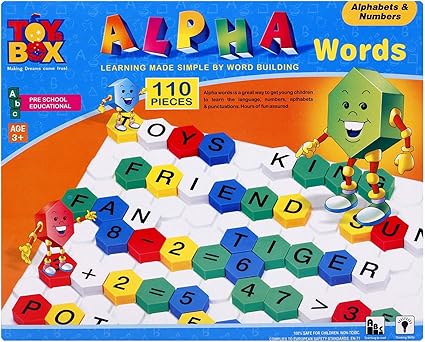toyztrend educational alpha words alphabet and number for kids to learn preschool lessons at home