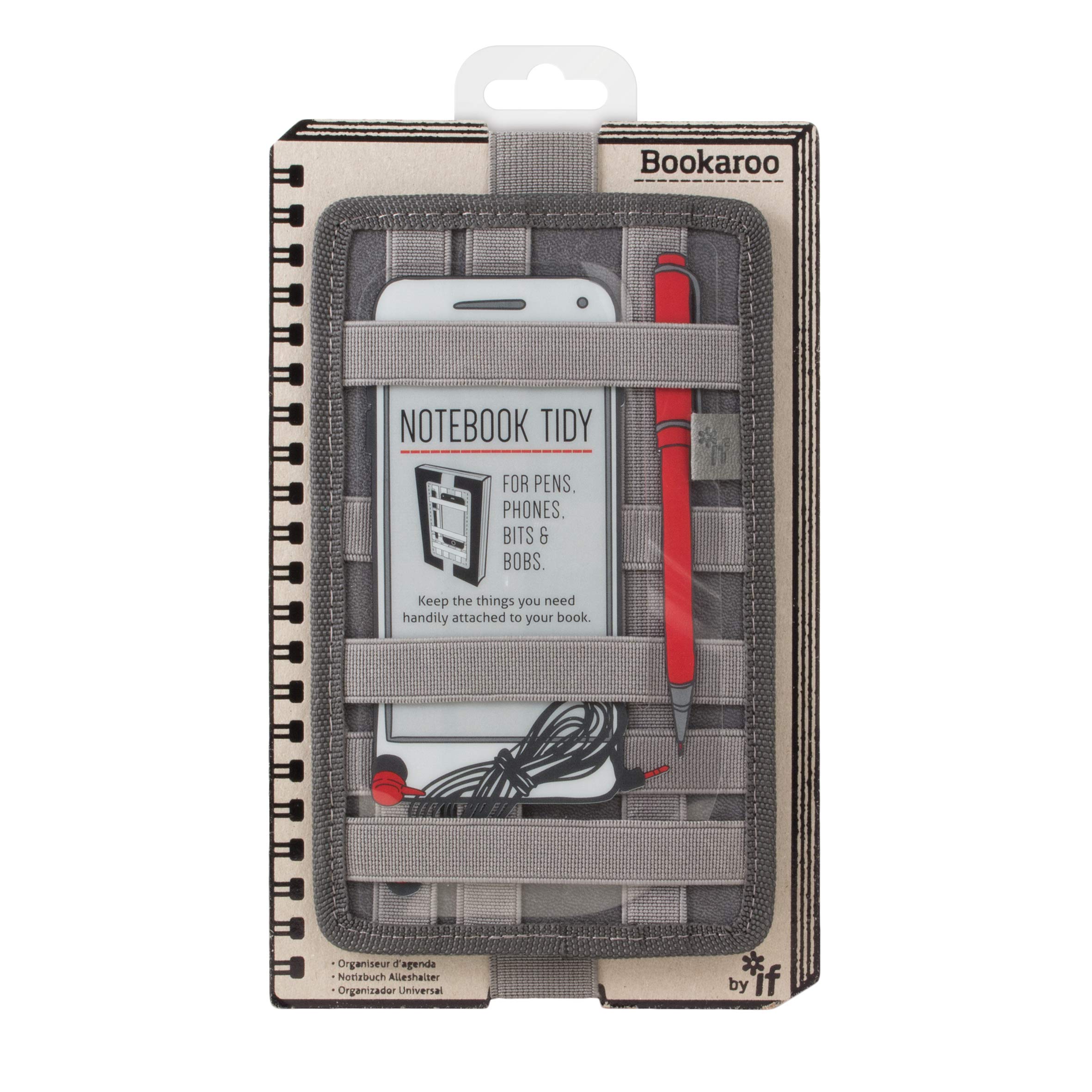 IF 40902 Tidy Bookaroo Notebook - Charcoal — image 1