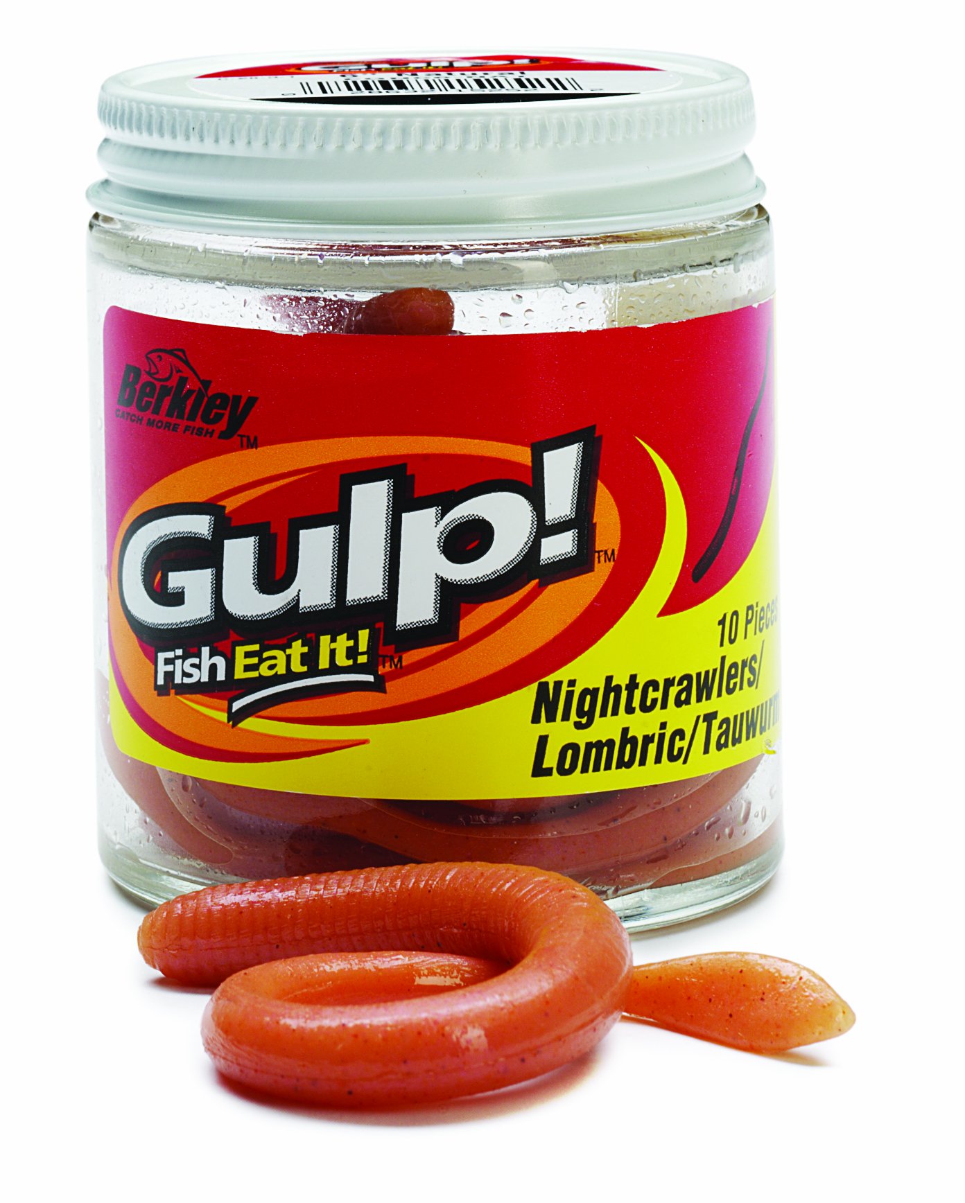 BERKLEY Gulp Nightcrawler Natural In Jar 6 Inch