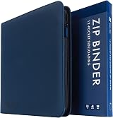 Vault X 12 Pocket Trading Card Zip Binder 480 Cards Blue