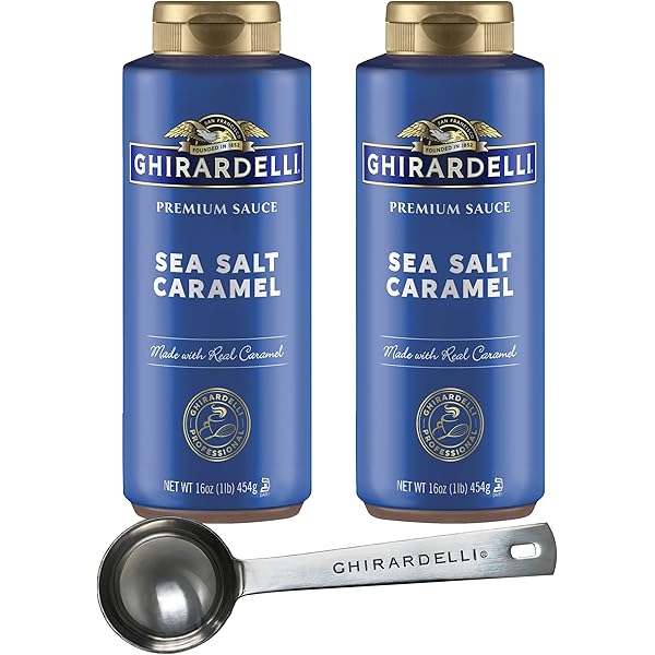 Ghirardelli Favoring Sauce Variety Pack Flavors Caramel,