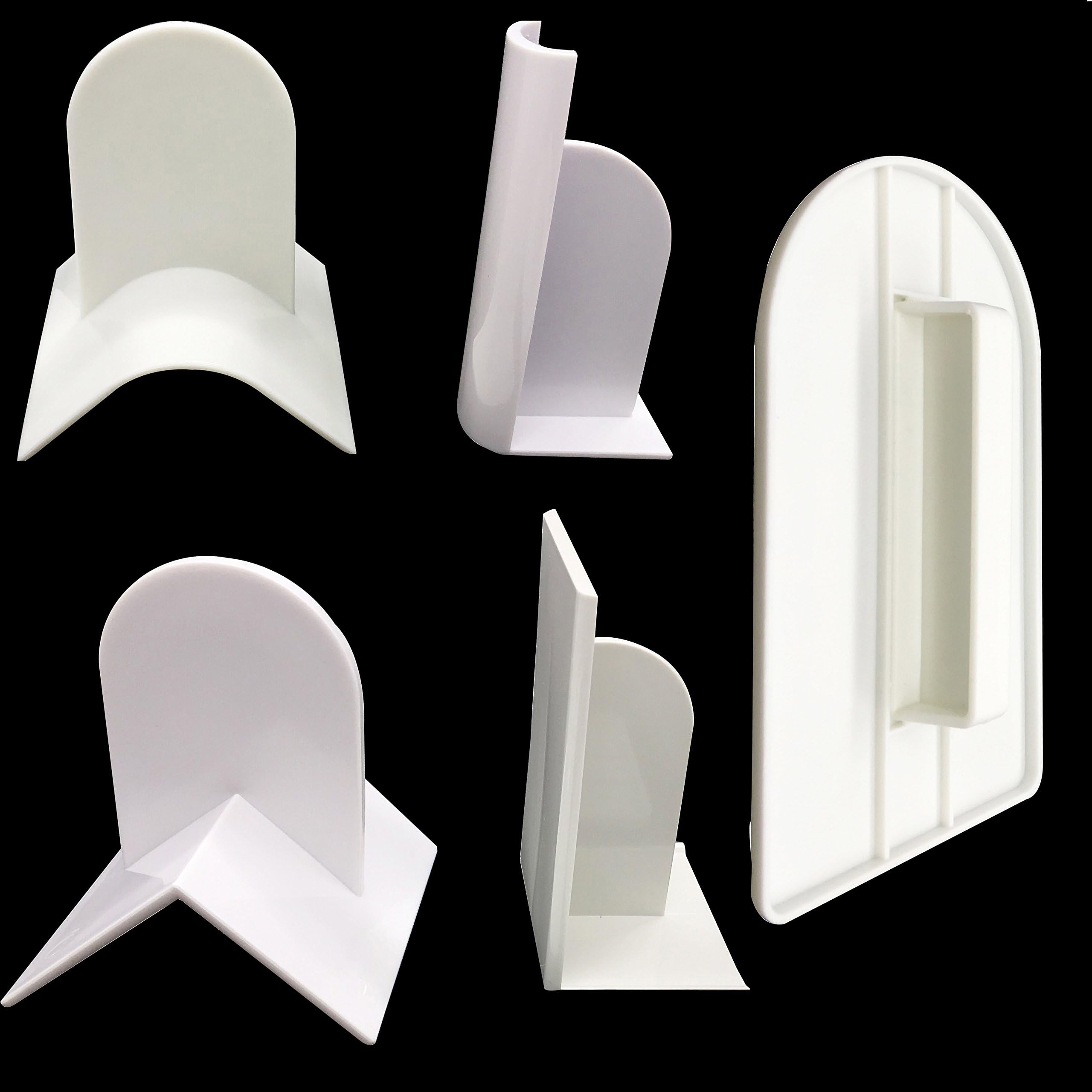 Cake Smoother,Cake Edge Side Decorating Tools Patterned Cake Edge Side Decorating Tools Smoother 5 Set of Aixin (5pcs Cake Smoother)