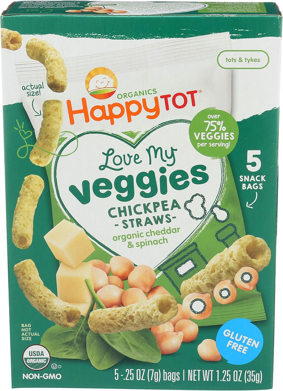 happy tot chickpea straws
