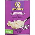 Annie's Homegrown Shells & White Cheddar Mac & Cheese Family Size, No Artificial Flavor, 10.5 Ounces (Pack Of 6)
