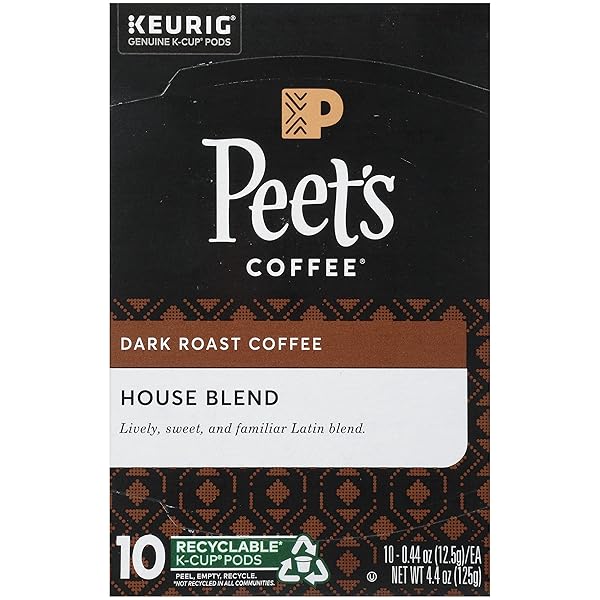 PEET’S COFFEE HOUSE K CUP COFFEE PODS FOR...