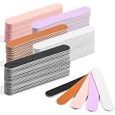 Makartt Mini Nail Files 100/180 Grit - 100PCS Disposable Emery Boards | 5 Assorted Colors, Double-Sided Mini Files Bulk, Acrylic &amp; Natural Nail Shaping, Nail Tech Kits, Salon Travel &amp; Home Use