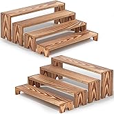 14 Inch Large Wooden Tiered Riser Display Stands, 2 Set Stackable Wooden Cupcake Stand Dessert Table Display Set,Tiered Shelf Organizer,Display Stands Shelf,Vendor Booth Display Items for Vendor Events