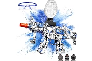 Anstoy Gel Ball Blaster, Splat Gun Automatic for Orbeez Water Gun for Outdoor Shooting Team Game, Christmas, Halloween, Birthday Gifts for Ages 14+ (Blue)