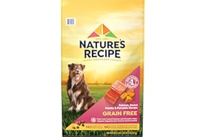 NATURE'S RECIPE Nature’s Recipe Grain Free Dry Dog Food Salmon, Sweet Potato & Pumpkin Recipe, 24 lb. Bag