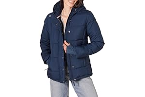 Amazon Essentials Womens Heavyweight Quilted Long-Sleeve Hooded Puffer Coat (Available in Plus Size)