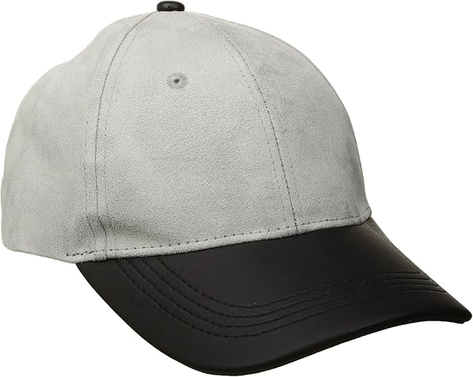 womens suede baseball hat