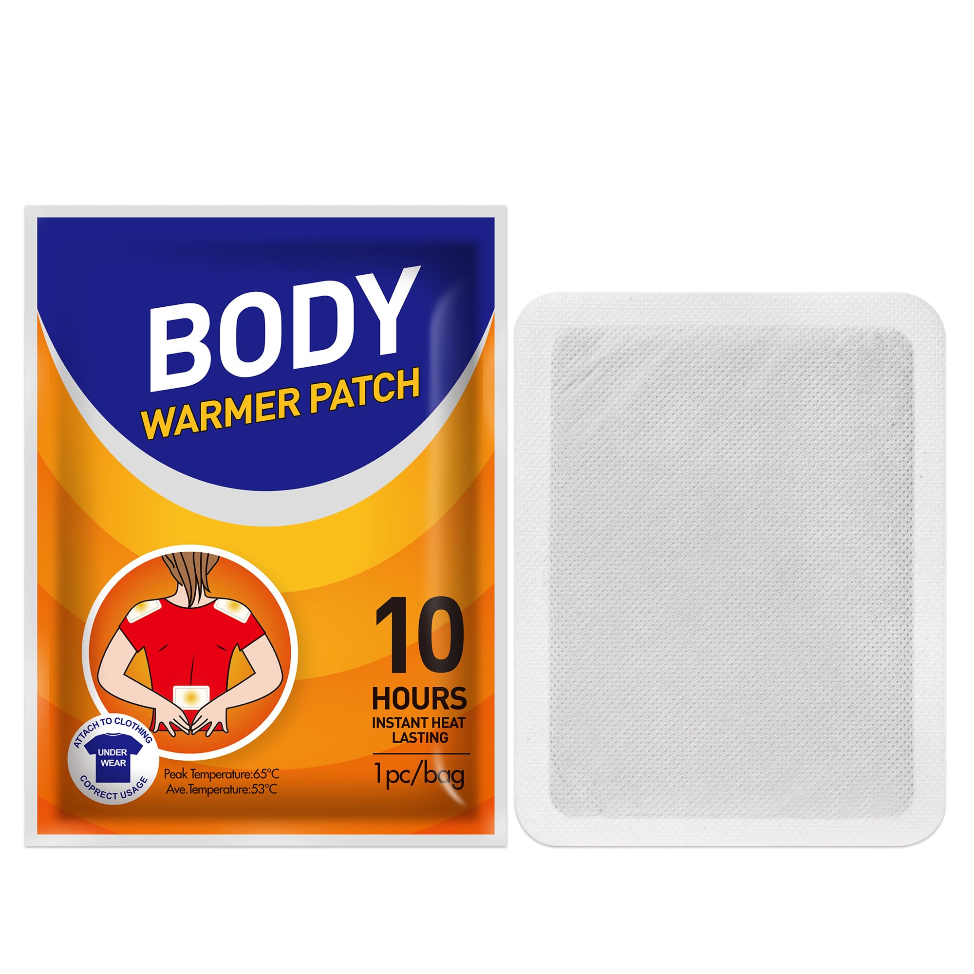 Photo 1 of *PARTIAL SET - ONLY 1*
10 Count Adhesive Heat Patches for Neck, Knee, Upper or Lower Back, Air-Activated Heat Therapy Pads for Stiffness, Sprains, and More, Stick to Clothing, 5x3.7 in