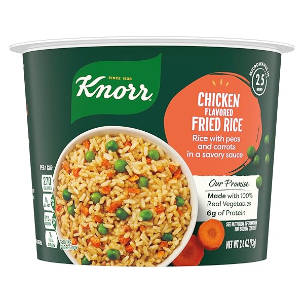 KNORR RICE CUP CHICKEN FLAVORED FRIED RICE DELICIOUS...