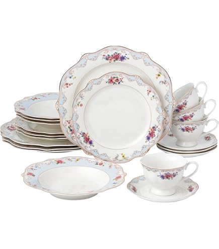 Assiettes Vintage Noritake Madera #5106 - Porcelaine Blanche - Lot De 4