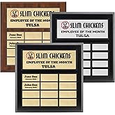 Perpetual Plaque, Custom Employee of the Month Appreciation Award (12 Plate (12x12"))