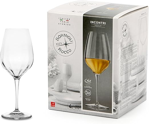 Bormioli Rocco Croata Caja 4 Copas, 4 Unidad: Amazon.es: Hogar